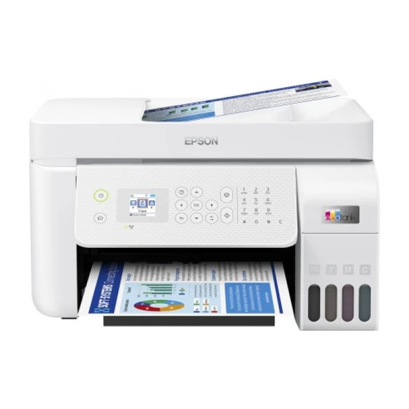 Epson C11Cj65404 Ecotank L5296 Tanklı Yazıcı Tarayıcı Fotokopi Fax Usb/Ethetnet/Wıfı A4 ürün görseli 1