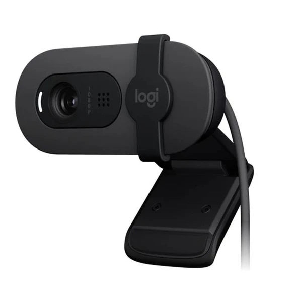 Logıtech Brıo 100 Full Hd 1080P Mikrofonlu Web Kamera Siyah 960-001585 ürün görseli 1