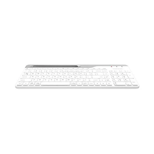 A4 Tech Fbk25 Beyaz Bluetooth+2.4G Nano Fn-Multımedya Klavye ürün görseli 1