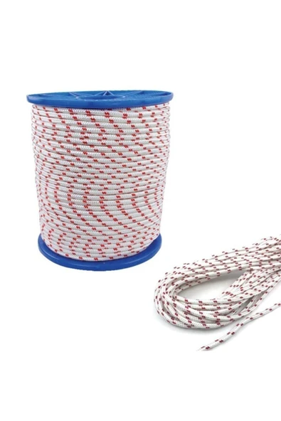 ZUBİZUBİ 10 Metre Iskota Halat Gemici Dağcı Denizci Ipi Polyester (16 Mm) ürün görseli 1