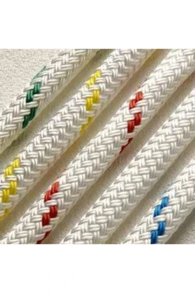 ZUBİZUBİ 10 Metre 12 Mm Kalınlık Örgü Ip Halat Branda Çadır Tente Bağlama Ip -10mtr ürün görseli 1