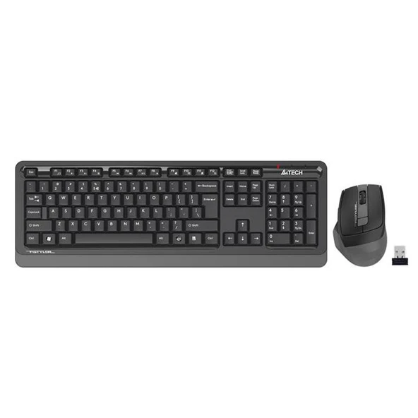 A4 Tech Fg1035 Gri Q Mm 2.4G Kablosuz Klavye Mouse Set - Resim 2