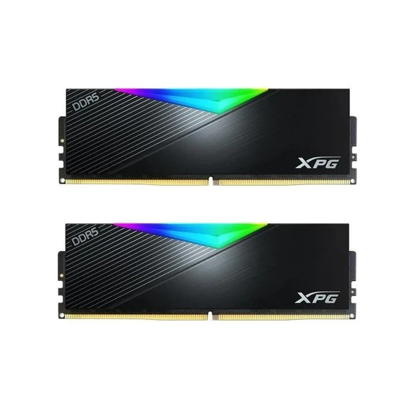 Xpg Ax5U6000C3032G-Dclarbk 64Gb (2X 32Gb) Ddr5 6000Mhz Cl30 Dual Kıt Rgb Pc Ram Lancer ürün görseli 1