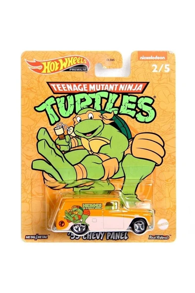 mattel Hot Wheels Ninja Turtles Premium Arabalar 55 Chevy Panel ürün görseli 1