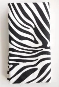 Angel Çanta Aksesuar 90X50 Cm Duck Kumaş Astarlık Siyah Zebra ürün görseli 1
