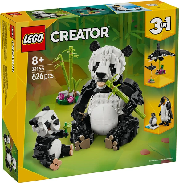 LEGO-31165 Creator Vahşi Hayvanlar: Panda Ailesi ürün görseli 1