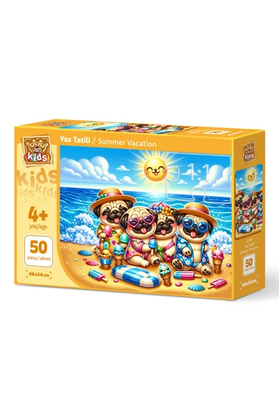 Art Puzzle Art Çocuk Yaz Tatili 50 Parça Puzzle ürün görseli 1