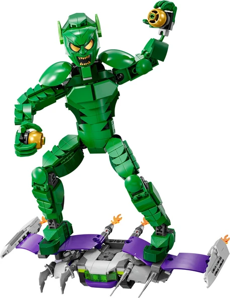 LEGO-76284 Marvel Green Goblin Yapım Figürü - Resim 3