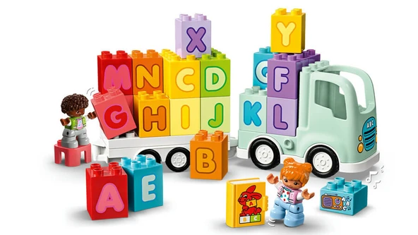 LEGO-10421 DUPLO Alfabe Kamyonu - Resim 3
