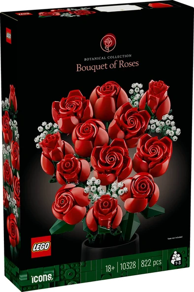 LEGO-10328 Botanicals Gül Buketi ürün görseli 1