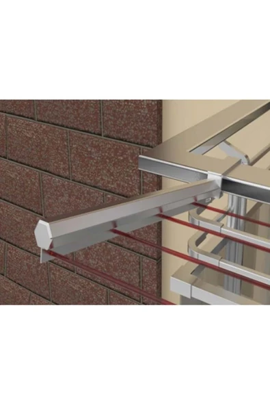 YAŞARYAPIMARKET Kare Balkon Kurutmalığı 80 X 30 Parlak ürün görseli 1