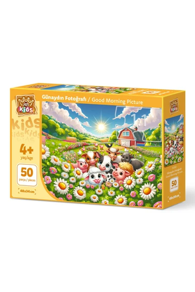 Art Puzzle Art Çocuk Günaydın Fotoğrafı 50 Parça Puzzle ürün görseli 1
