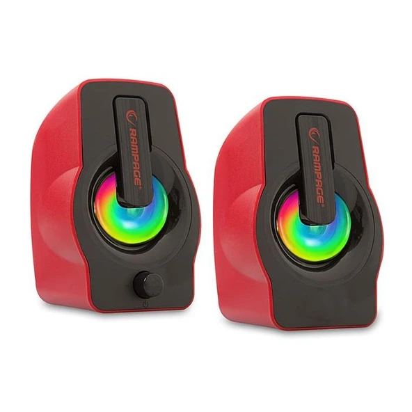 Rampage Rms-G7 Falsetto 1+1 Usb Kırmızı 6W Hoparlör Rgb Ledli ürün görseli 1