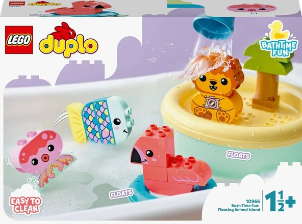 LEGO-10966 DUPLO Banyo Zamanı Eğlencesi: Yüzen Hayvan Adası ürün görseli 1