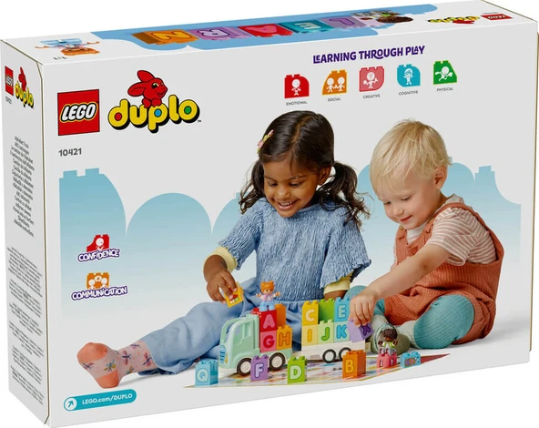 LEGO-10421 DUPLO Alfabe Kamyonu - Resim 6