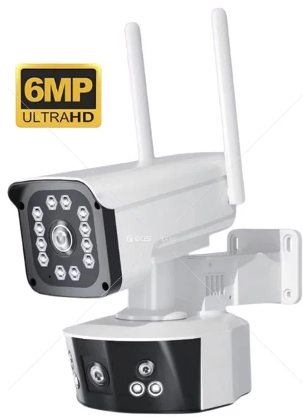 O-KAM Pro 3032 6MP Dual Lens Wi-Fi PTZ Kamera ürün görseli 1
