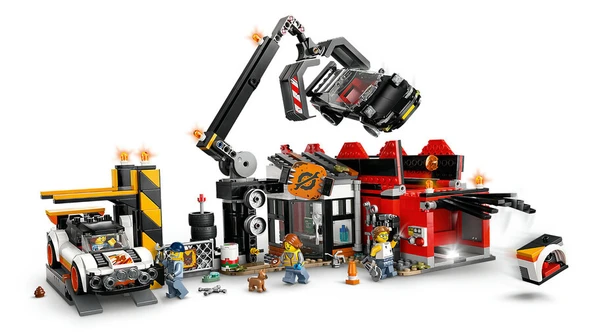 LEGO-60472 Hurdalık ve Arabalar - Resim 2