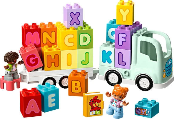 LEGO-10421 DUPLO Alfabe Kamyonu - Resim 2