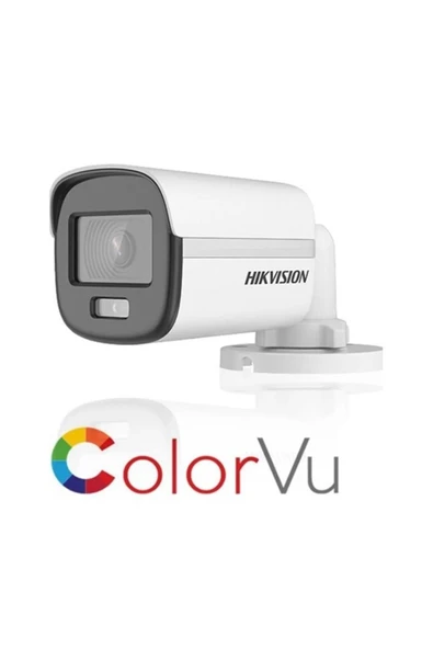 HIKVISION 2MP BULLET 3.6MM COLOR-VU DS-2CE10DF0T-PF 20metre AHD Kamera ürün görseli 1