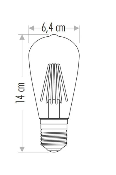 Cata Ct 4284 Rustik Led Ampul Amber - Resim 3