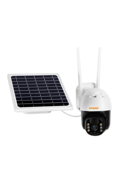 Avenir AV-M01 Sim Kartlı 4G Solar Panelli Full HD Gece Görüşlü Akıllı Kamera ürün görseli 1