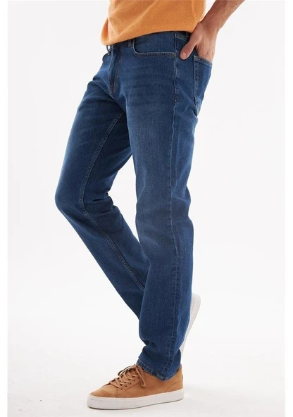 Big Rodoc Regular Fit Likralı Erkek Mavi Jean Pantolon-7120 ürün görseli 1