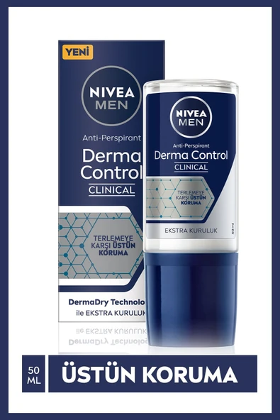 NİVEA MEN DERMA CONTROL CLİNİCAL ERKEK ROLL-ON 50 ML ürün görseli 1