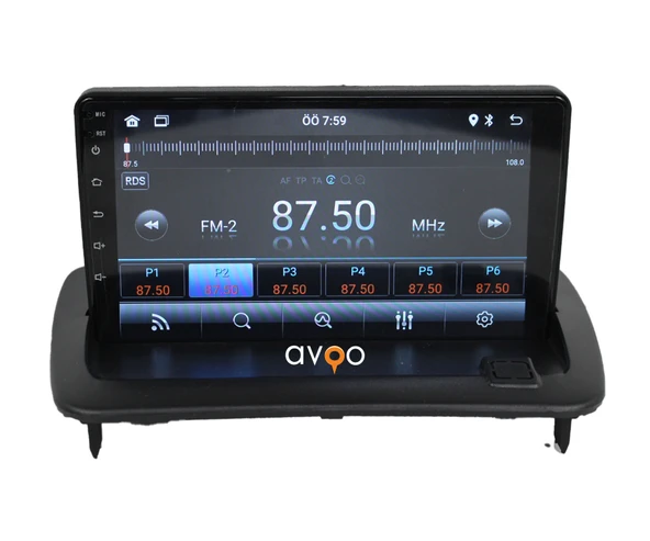 Smart Dragon Volvo C70 2011-2012 9 inç 6-128 GB Android Carplay Multimedya - Resim 3