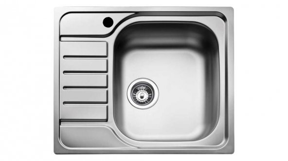 TEKA CLASSİC 1B ½ D 580.500 PASLANMAZ ÇELİK SOL EVYE ürün görseli 1