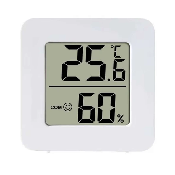 45mm Mini Nem Sıcaklık Ölçer Hava Durumu Isı Gösterge Dijital Ekran Termometre Ev Oda Ofis Kuluçka Sera Depo Medikal ürün görseli 1