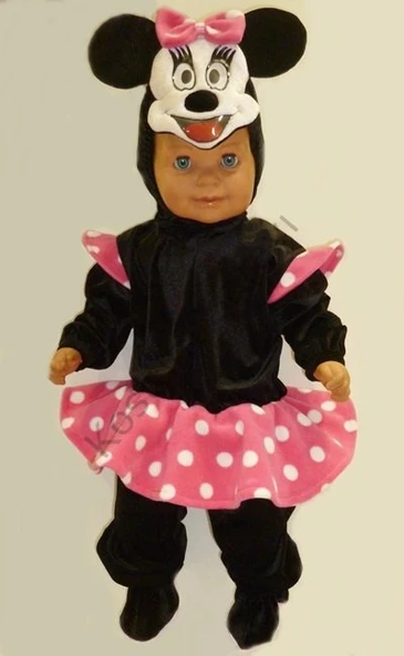 Bebek Minnie Mouse Kostümü Etekli ürün görseli 1