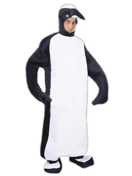 Penguen Kostümü Yetişkin Model-2 - Resim 2