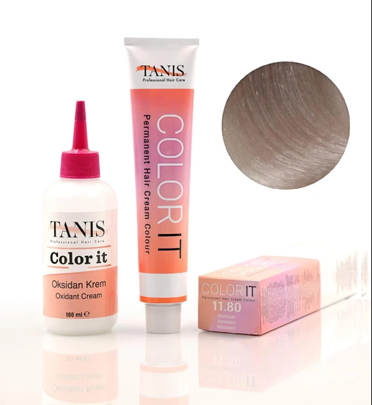 TANİS COLOR-IT (100 ML) Permanent Saç boyası 11.80 (Aluminyum) ürün görseli 1