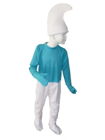 Çocuk Şirinler Kostümü Model-2 ürün görseli 1
