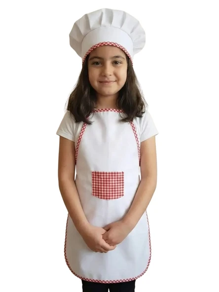 Aşçı Şapkası ve Aşçı Önlüğü Takım ürün görseli 1