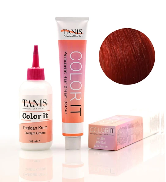 TANİS COLOR-IT (100 ML) Permanent Saç boyası Alev Kırmızı ürün görseli 1