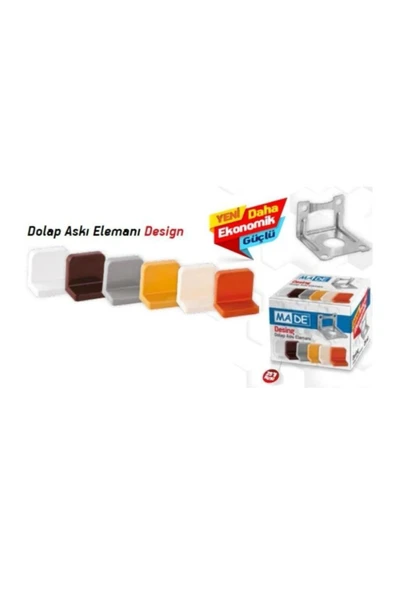 Dolap Askı Elemanı Extra Saç Kalınlığı 1,20 Mm Beyaz 250 Adet ürün görseli 1