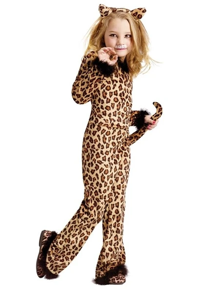 Leopar Kız Kostümü ürün görseli 1
