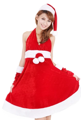 Yetişkin Noel Anne Kostümü - Resim 3