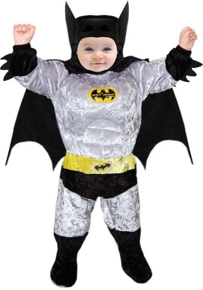 Bebek Batman Kostümü Kaslı ürün görseli 1