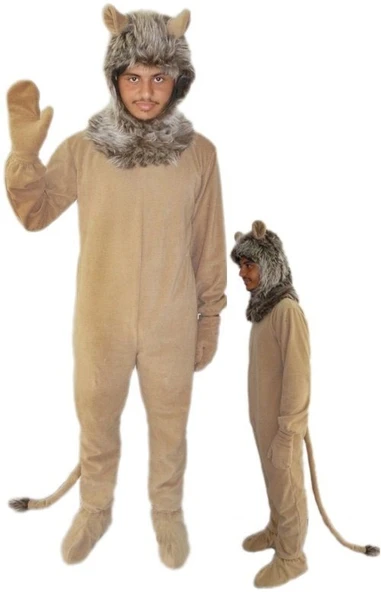 Aslan Kostümü Yetişkin Model-2 - Resim 4