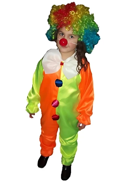 Çocuk Palyaço Kostümü Model-1 ürün görseli 1