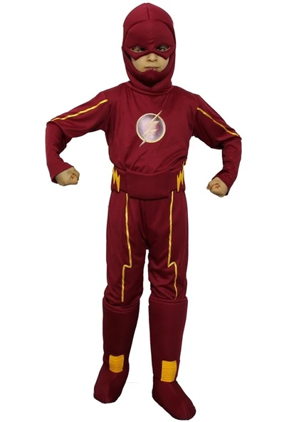 Flash Kostümü Lüks - Resim 3