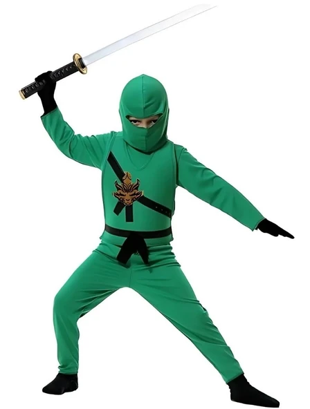 Ninjago Yeşil Ninja Kostümü - Resim 2