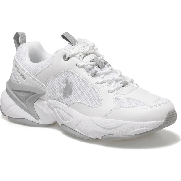 U.S.POLO ASSN.MAYBE 5FX BEYAZ COMFORT CASUAL ANATOMİK SPOR AYAKKABI ürün görseli 1