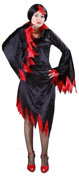 Vampirella Kostümü Yetişkin - Resim 4