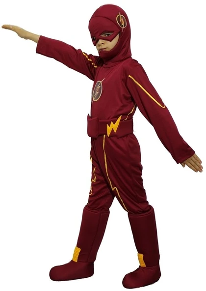 Flash Kostümü Lüks - Resim 2