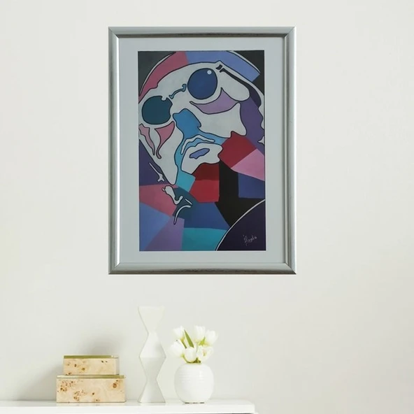 Leon Çerçeveli Poster Tablo - Resim 5