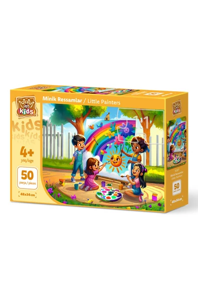 Art Puzzle Art Çocuk Minik Ressamlar 50 Parça Puzzle ürün görseli 1