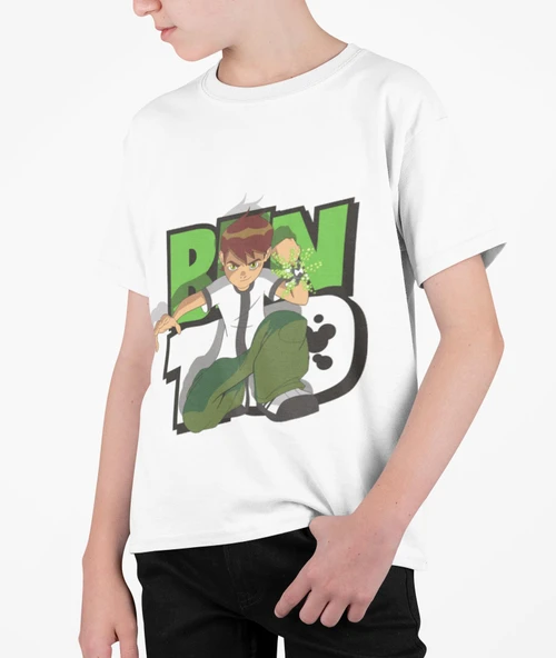Benten Baskılı Tişört | Ben 10 Baskılı T-Shirt ürün görseli 1